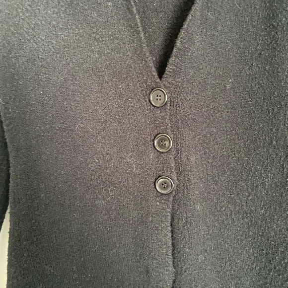 Vintage black boucle sweater - Picture 3 of 8